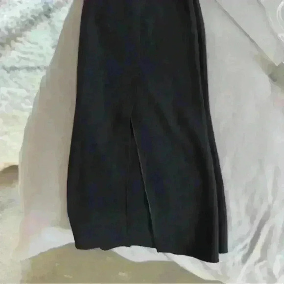 katayone adeli black skirt with slipped the side size 4 - Picture 3 of 6